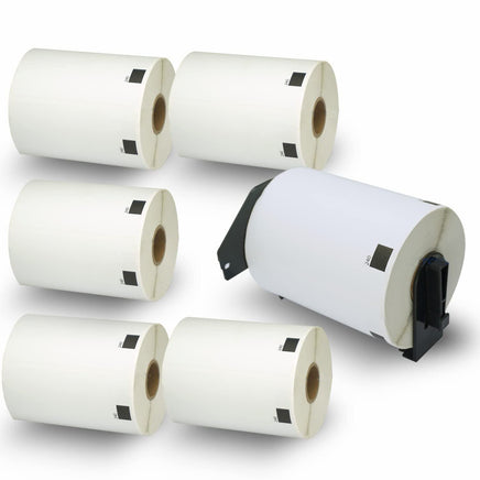 6x DK11240 DK 11240 Thermal Labels For Brother QL500 QL 560 570 580N 1060N ETC Kings Warehouse 