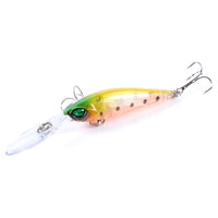 6x Popper Minnow 9.4cm Fishing Lure Lures Surface Tackle Fresh Saltwater Kings Warehouse 