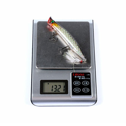6x Popper Poppers 11.7cm Fishing Lure Lures Surface Tackle Fresh Saltwater Kings Warehouse 