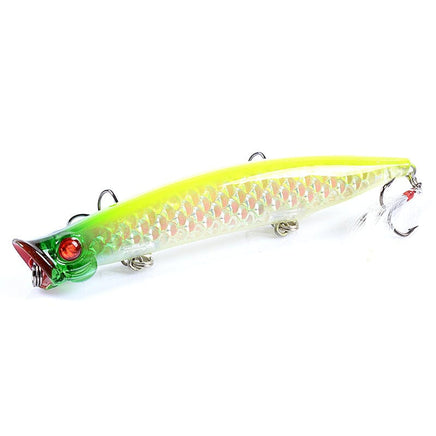 6x Popper Poppers 11.7cm Fishing Lure Lures Surface Tackle Fresh Saltwater Kings Warehouse 