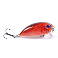 6x Popper Poppers 5.1cm Fishing Lure Lures Surface Tackle Fresh Saltwater Kings Warehouse 