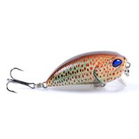 6x Popper Poppers 5.1cm Fishing Lure Lures Surface Tackle Fresh Saltwater Kings Warehouse 