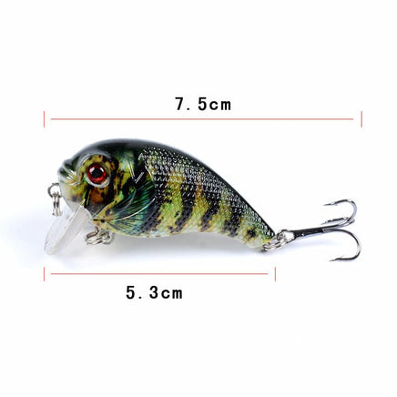 6x Popper Poppers 5cm Fishing Lure Lures Surface Tackle Fresh Saltwater Kings Warehouse 
