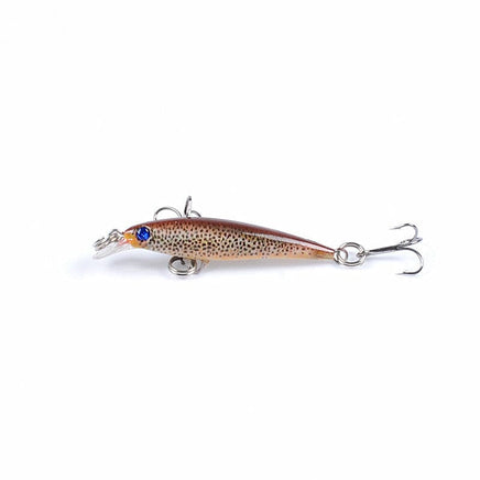 6x Popper Poppers 5cm Minnow Fishing Lure Lures Surface Tackle Fresh Saltwater Kings Warehouse 