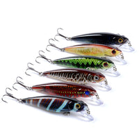 6x Popper Poppers 8.6cm Fishing Lure Lures Surface Tackle Fresh Saltwater Kings Warehouse 