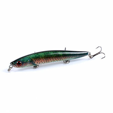 6x Popper Poppers 9.3cm Fishing Lure Lures Surface Tackle Fresh Saltwater Kings Warehouse 