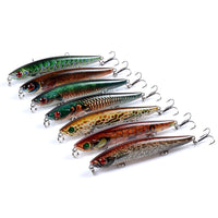 6x Popper Poppers 9.3cm Fishing Lure Lures Surface Tackle Fresh Saltwater Kings Warehouse 