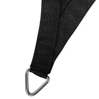 6x8m Shade Sail Sun Shadecloth 280gsm Black Aussie Backyard Blitz Kings Warehouse 