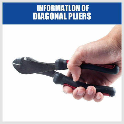 7" Flush Side Cutter Diagonal Cut Pliers Plastic Nippers Cutting Insulated Tool Tools Kings Warehouse 