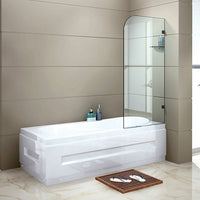 700 x 1450mm Frameless Bath Panel 10mm Glass Shower Screen By Della Francesca Furniture Kings Warehouse 