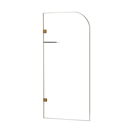 700 x 1450mm Frameless Bath Panel 10mm Glass Shower Screen By Della Francesca Furniture Kings Warehouse 