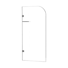 700 x 1450mm Frameless Bath Panel 10mm Glass Shower Screen By Della Francesca Furniture Kings Warehouse 