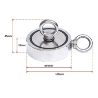 700Kg Salvage Strong Recovery Magnet Neodymium Hook Treasure Hunting Fishing Outdoor Recreation Kings Warehouse 