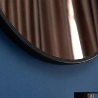 70cm Round Wall Mirror Bathroom Makeup Mirror by Della Francesca Home & Garden Kings Warehouse 