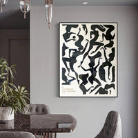 70cmx100cm Jazz Festival Black Frame Canvas Wall Art Kings Warehouse 