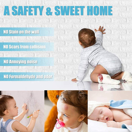 70CMx10M 3D Wall Paper Panel Foam Brick Self Adhesive Waterproof Wallpaper Sticker Pet Care Kings Warehouse 