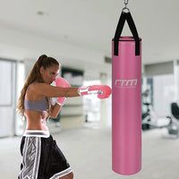 70lb Red Heavy Bag Kit Punching Boxing Bag Gloves Hand Wraps Sports & Fitness Kings Warehouse 