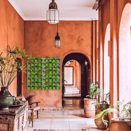 72 Pockets Wall Hanging Planter Planting Grow Bag Vertical Garden Vegetable Flower Green Kings Warehouse 