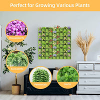 72 Pockets Wall Hanging Planter Planting Grow Bag Vertical Garden Vegetable Flower Green Kings Warehouse 
