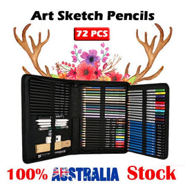 72pcs Professional Drawing Artist Kit Set Pencils and Sketch Charcoal Art Tools Baby & Kids Kings Warehouse 