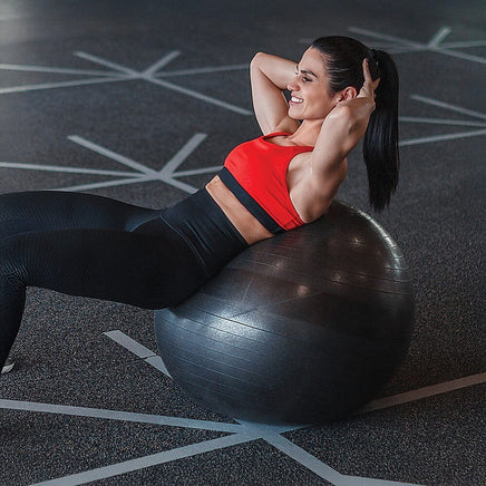 75cm Static Strength Exercise Stability Ball with Pump Sports & Fitness Kings Warehouse 
