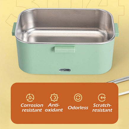 75W Electric Lunch Box Food Warmer Heater 1.8L Portable Leak Proof Car Home AU Pet Care Kings Warehouse 