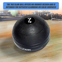 7kg Slam Ball No Bounce Crossfit Fitness MMA Boxing BootCamp Sports & Fitness Kings Warehouse 