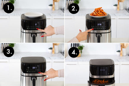 7L Air Fryer Wiz w/ Built-In Scale, 200C, 9 Cooking Programs Appliances Kings Warehouse 