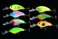 7x 9cm Popper Crank Bait Fishing Lure Lures Surface Tackle Saltwater Kings Warehouse 