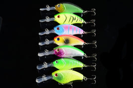 7x 9cm Popper Crank Bait Fishing Lure Lures Surface Tackle Saltwater Kings Warehouse 