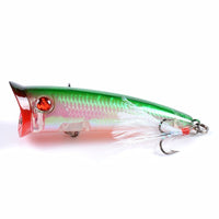 7x Popper Minnow 7.8cm Fishing Lure Lures Surface Tackle Fresh Saltwater Kings Warehouse 