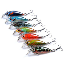 7x Popper Poppers 4.1cmFishing Lure Lures Surface Tackle Fresh Saltwater Kings Warehouse 