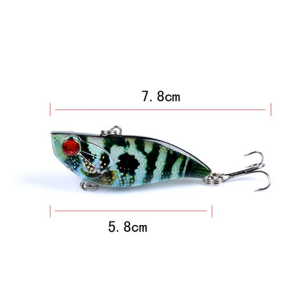 7x Popper Poppers 5.8cm Fishing Lure Lures Surface Tackle Fresh Saltwater Kings Warehouse 