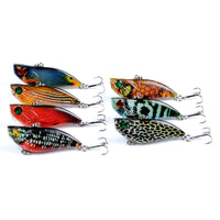 7x Popper Poppers 5.8cm Fishing Lure Lures Surface Tackle Fresh Saltwater Kings Warehouse 