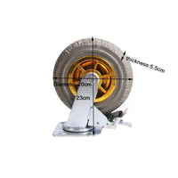 8" Heavy Duty Industrial Brake Swivel Caster Wheel Wheels CastorTrolley holds Kings Warehouse 