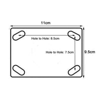 8" Heavy Duty Industrial Fixed Caster Wheel Wheels CastorTrolley holds 250KG Kings Warehouse 