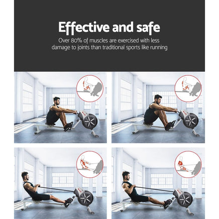 8 Level Rowing Exercise Machine Summer Sale Kings Warehouse 