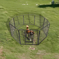 8 Panel Heavy Duty Pet Dog Playpen Puppy Exercise Fence Enclosure Cage Pet Care Kings Warehouse 