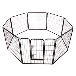 8 Panel Heavy Duty Pet Dog Playpen Puppy Exercise Fence Enclosure Cage Pet Care Kings Warehouse 