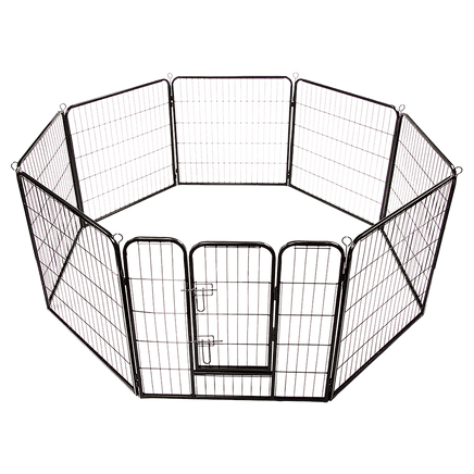 8 Panel Heavy Duty Pet Dog Playpen Puppy Exercise Fence Enclosure Cage Pet Care Kings Warehouse 