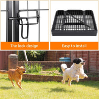 8 Panel Pet Dog Cat Bunny Puppy Play pen Playpen 60x80 cm Exercise Cage Dog Panel Fence coops & hutches Kings Warehouse 