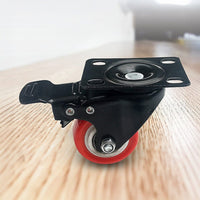 8 x 2" Polyurethane Castor Wheels - Swivel and 4 with brake Tools Kings Warehouse 