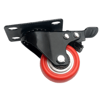 8 x 2" Polyurethane Castor Wheels - Swivel and 4 with brake Tools Kings Warehouse 