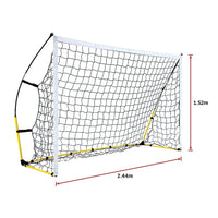 8' x 5' Soccer Football Goal Foot Portable Net Quick Set Up Sports & Fitness Kings Warehouse 