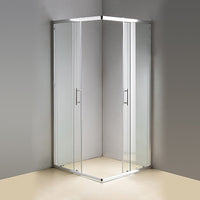 800 x 900mm Sliding Door Nano Safety Glass Shower Screen By Della Francesca Furniture Kings Warehouse 