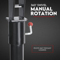 800kg Electric Hoist Winch Crane 12V Swivel Car Truck UTE Lift 360° Pick Up Auto Accessories Kings Warehouse 