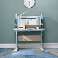 80cm Height Adjustable Children Kids Ergonomic Study Desk Only Blue Baby & Kids Kings Warehouse 