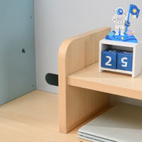 80cm Height Adjustable Children Kids Ergonomic Study Desk Only Blue Baby & Kids Kings Warehouse 