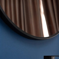 80cm Round Wall Mirror Bathroom Makeup Mirror by Della Francesca Home & Garden Kings Warehouse 