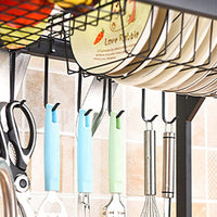 85cm Dish Drying Rack Drainer Over Sink Steel Cup Cutlery Organizer 2 Tier Home & Garden Kings Warehouse 